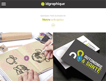 Tablet Screenshot of idgraphique.fr